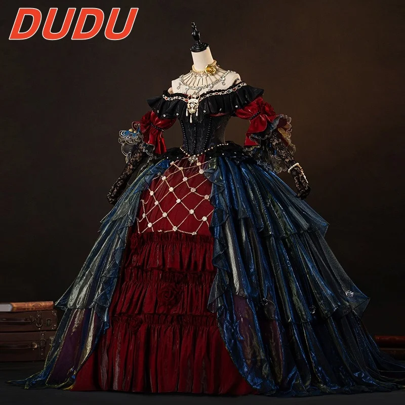 

Mary Cosplay Game Identity V Costume Bloody Queen New Skin Elegant Formal Dress Halloween Party Role Play Clothing S-XXL