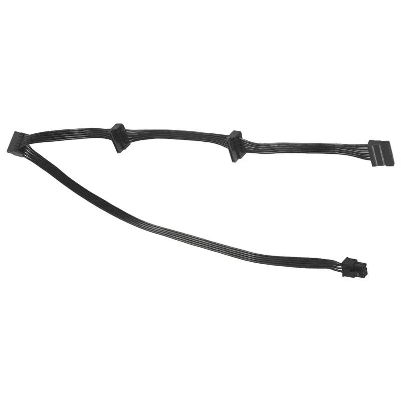 Efficient 6 PIN To 4X Sata Power Cable 6Pin To 4 SATA Cable 6PIN To Sata15pin X4 Adapter Cable For Seasonic Modular Power Supply