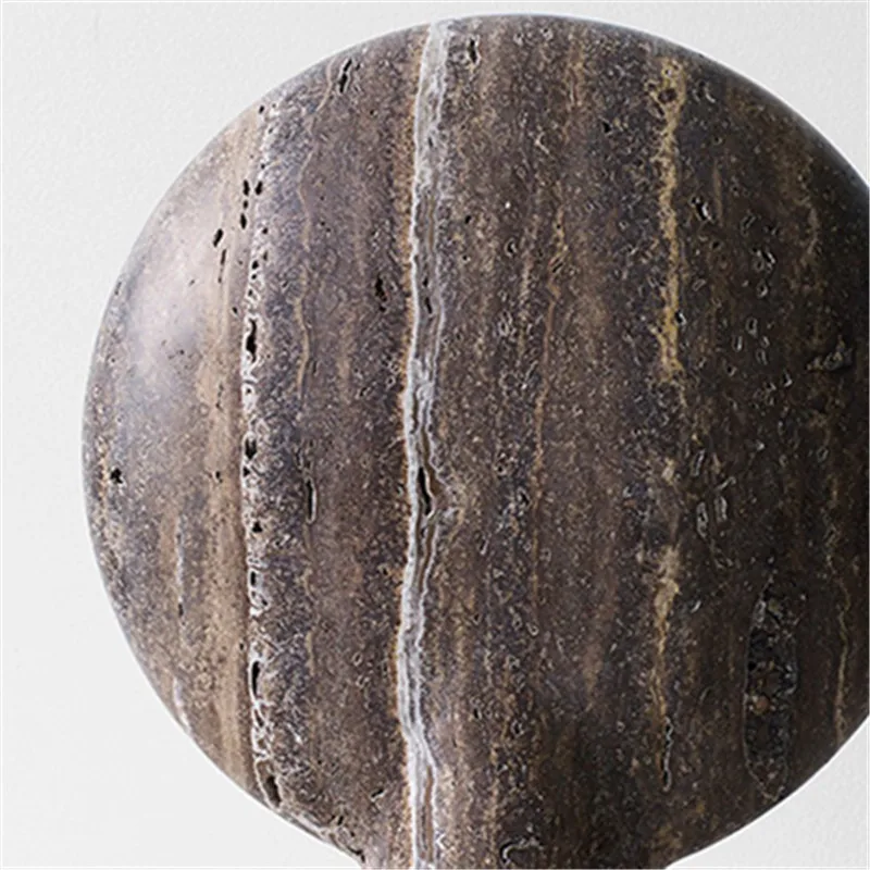 Creative Cave Stone Table Lamp living room brown wabi sabi resin lighting minimalist luxury desk lamp bedroom beside lamp