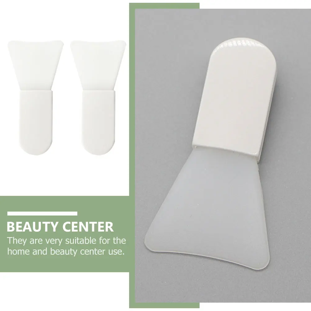 

8Pcs Facial Mask Brush Set Mini Silicone Short Handle Facial Cleansing Tools Mudpack Applicator Home Beauty Center Necessity