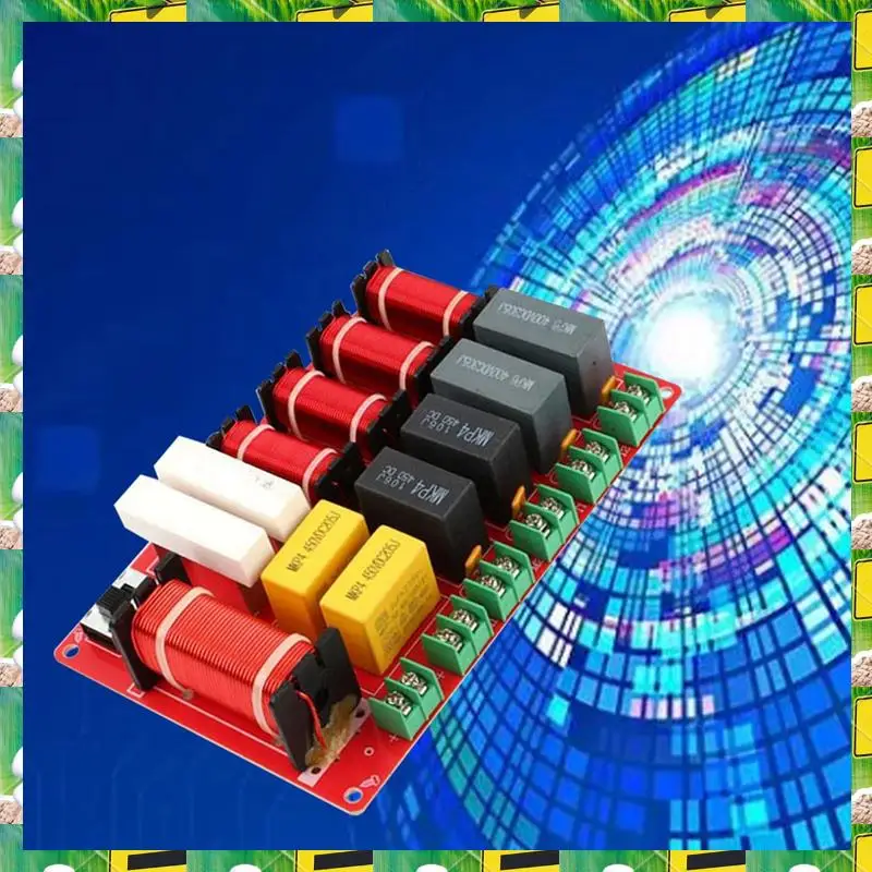 3C Electron 300W Fever Level 2 High 2 Middle Low 5 Frequency Divider, Home Ktv Audio Quality Upgrade Frequency Divider Durable E