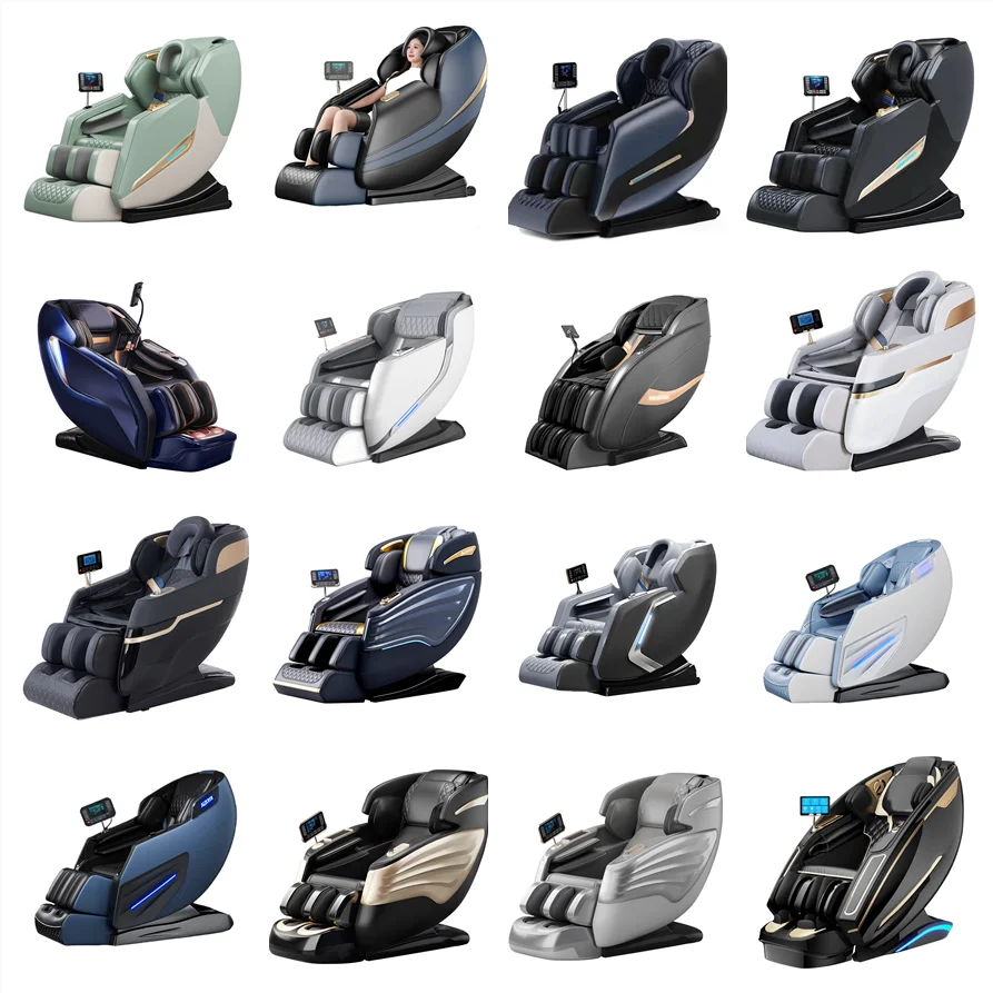 China 2025 A11 Office Luxury Electric Robot Shiatsu Salon Thai zero Gravity Foot Body 3d 4d SL Track Full Body Massage Chair Ai