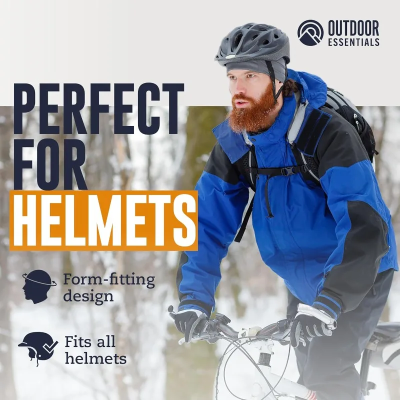 2PCS Summer Quick Dry Cycling Cap Anti-UV Anti-Sweat Motorcycle Bike Riding Inner Hat for Men Women(Black,Grey) view 6