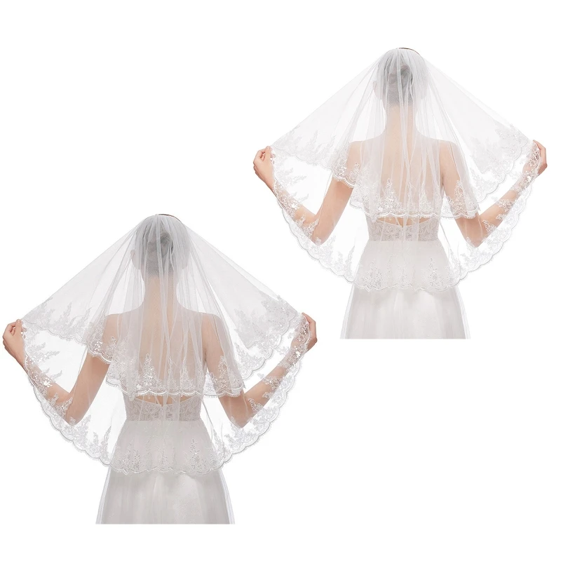 

Y1UB Bridal Veil Bachelorette Party Decorations Bride To Be Gift Bridal Shower Weddin