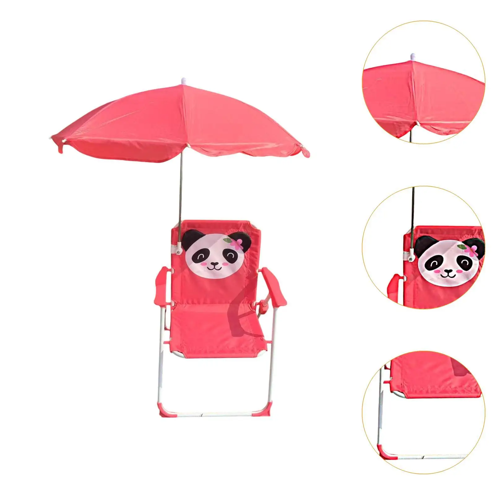 Kids Beach Chairs with Umbrella Easy to Carry Baby Camping Chair Sun Protection for Sun Children Picnics Newborn Gifts Camping