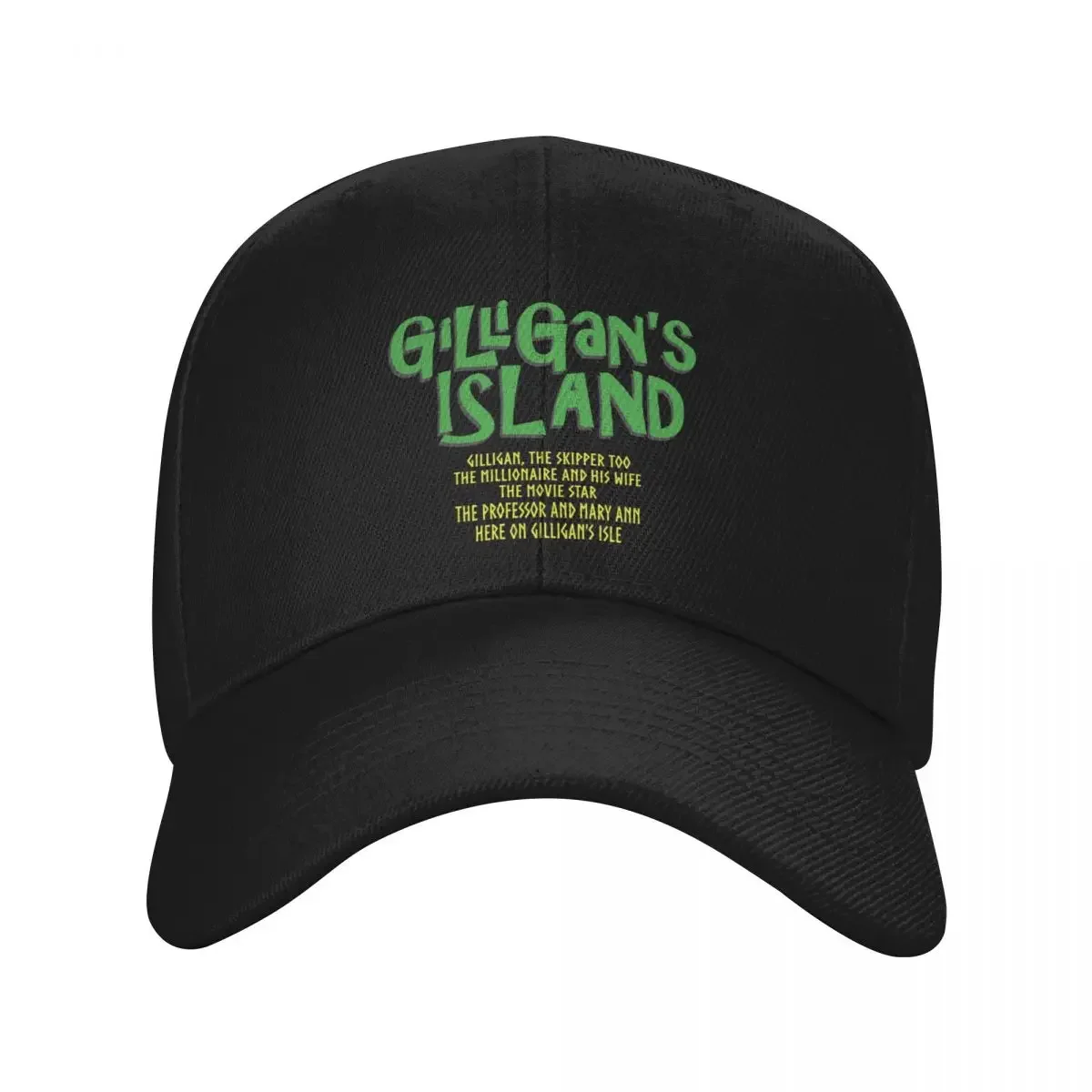 

Gilligan's Island Lyrics Baseball Cap Sunscreen Sunhat Icon Mens Hats Women's