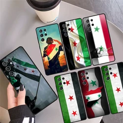 Flag of Syria Phone Case Cover Coque For Samsung Galaxy S24 S25 Ultra S23 S22 Plus S21 FE S20 Note 10 20 Pro Ultra