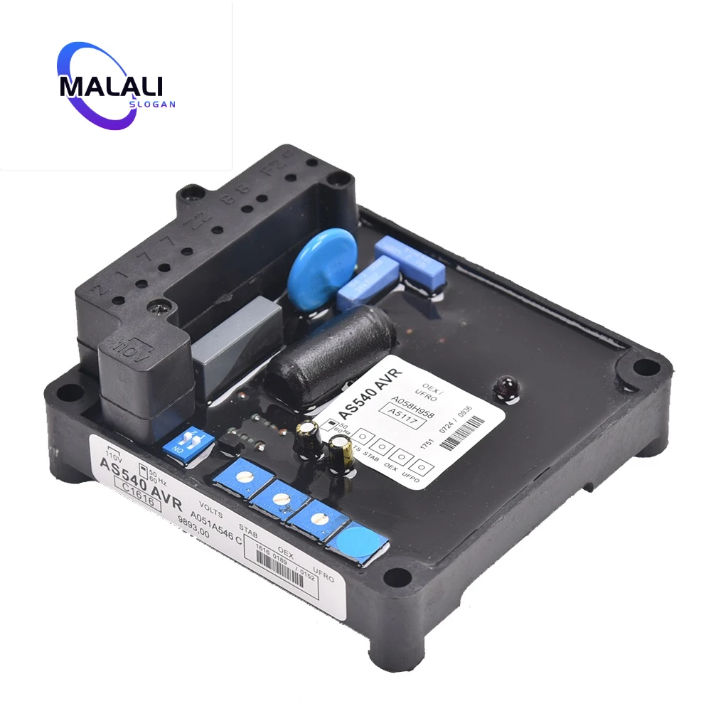 

AS540 AVR excitation and voltage stabilizing plate regulator, diesel brushless generator set accessory automatic voltage regulat