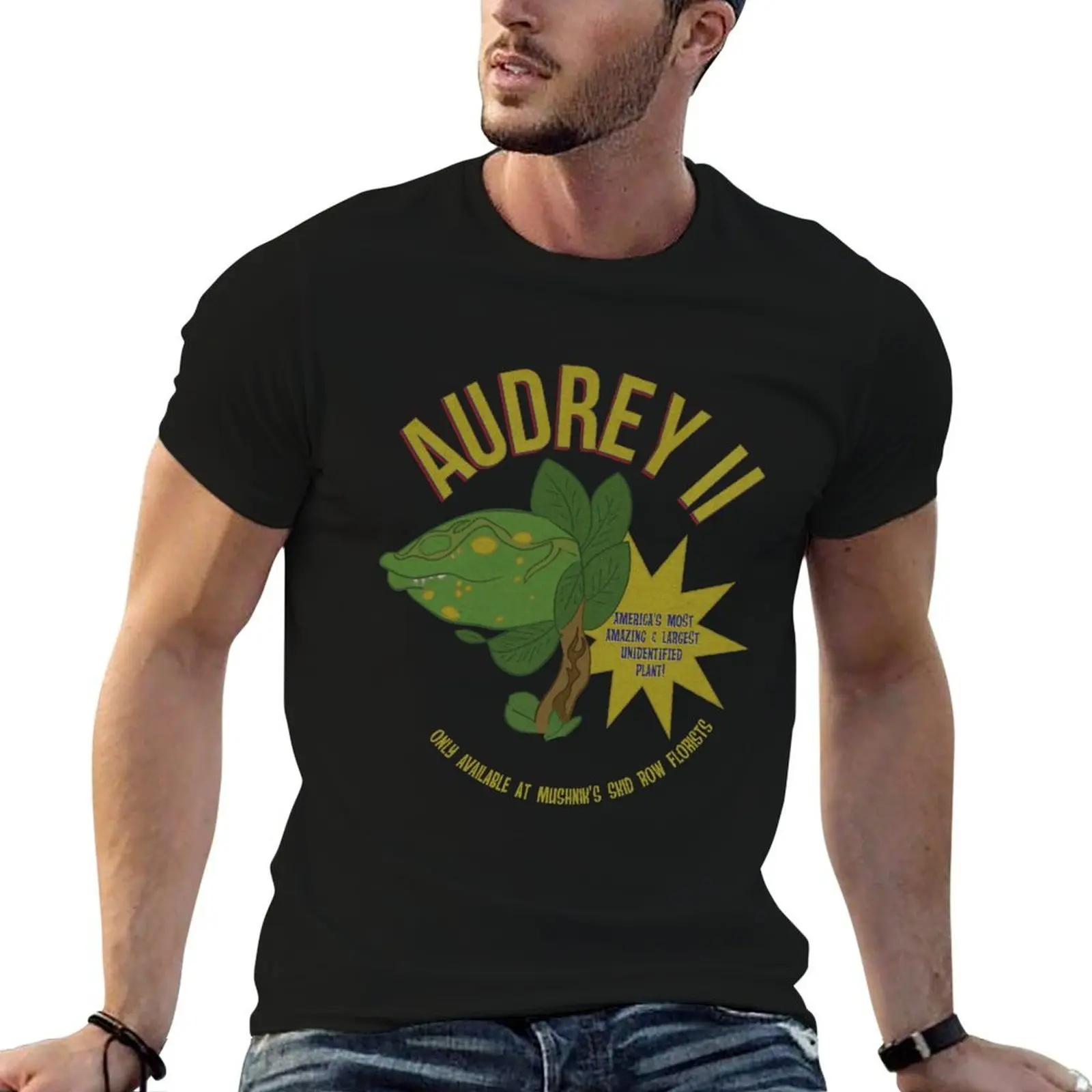 

Audrey II Retro Advertisement- Little Shop T-Shirt man t shirt cotton high quality cotton t shirt pack T-Shirt