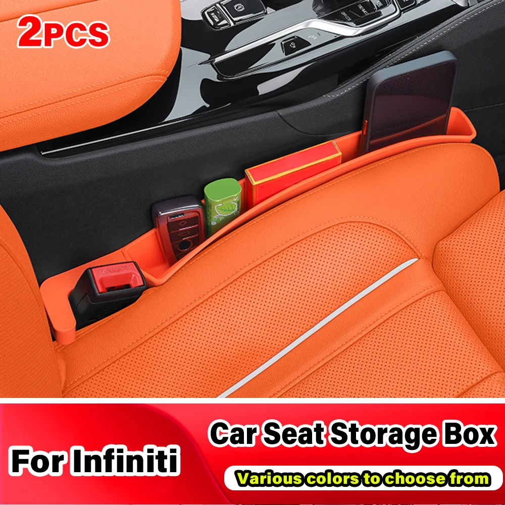 

Multifunction Car Seat Gap Storage Box Auto Anti-drop Lipstick Phone Cigarette Organizer For Infiniti QX30 QX50 QX60 QX70 QX80