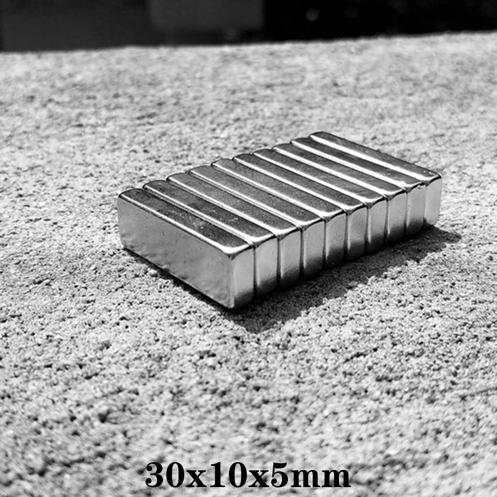 30x10x5 Search Major Quadrate Magnet 30mm*10mm*5mm Powerful Magnets 30x10x5mm Strong Neodymium Magnets 30*10*5