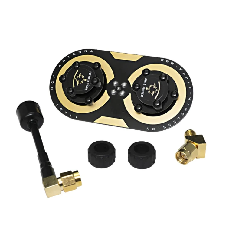 11dBi SMA Circularly Polarized Maple Leaf Antenna – 4.9/5.8GHz Dual‑Band for Fatshark / SKYZONE RC FPV Goggles view 4