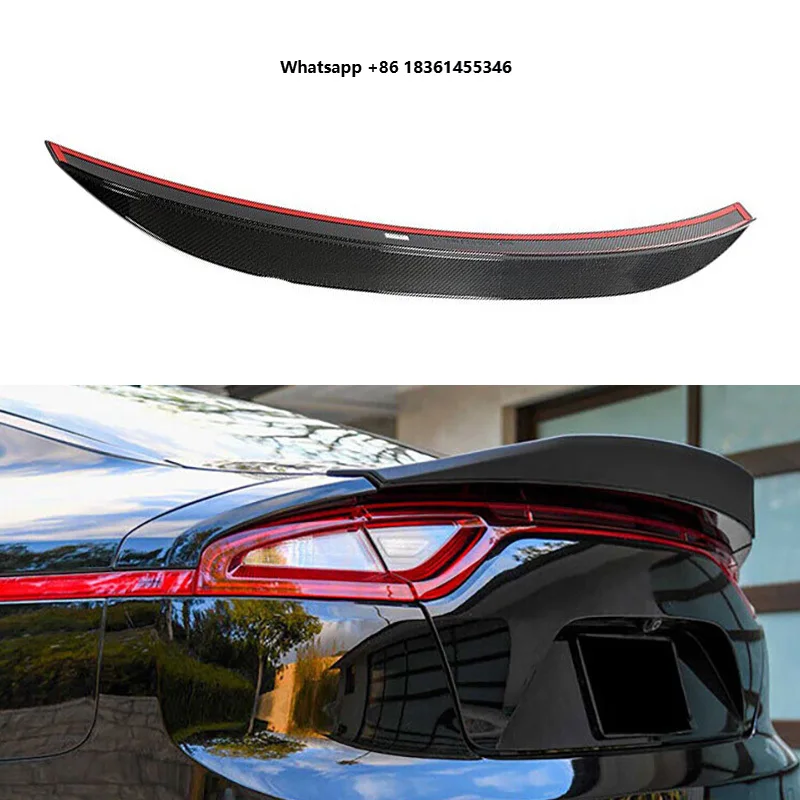 

For Stinger 2018-2023 Aftermarket Tuning Accessory Carbon Fiber Rear Wing Spoiler