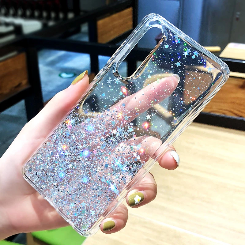 For Redmi Note 8 Pro Glitter Sequins Case For Xiaomi Mi 10 A3 A2 8 9 Lite 9T CC9 Pro Redmi Note 8T 8A 7A note 9s 7 Pro F1 Cover