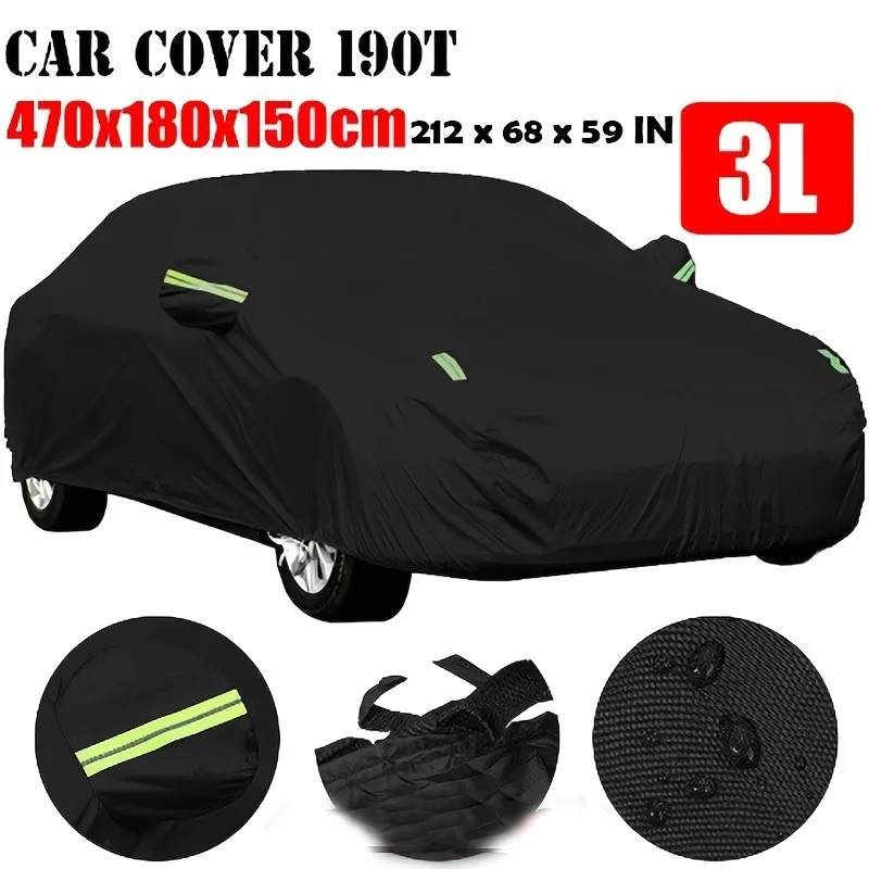 

Высококачественный Прочный трехслойный автомобильный чехол из ПВХ и алюминия с защитой от царапин для VIOS INNOVA FORTUNER