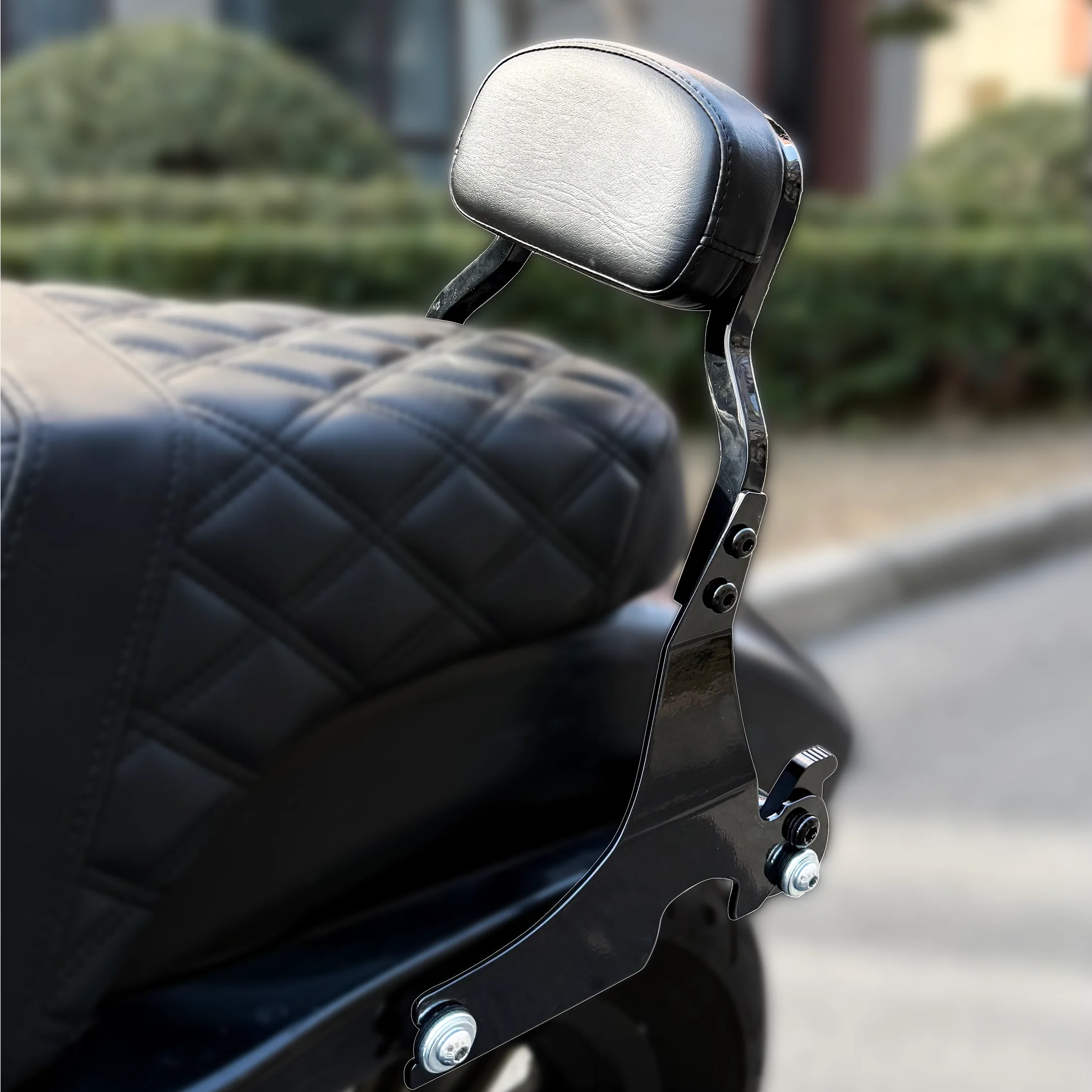 Quick Release Club Style Mini Low Profile Sissy Bar For 2004-Later Sportster XL 883 48
