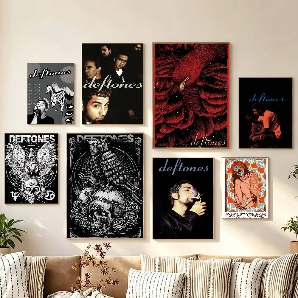 Las-s-ic Hip Ho-p Sing-er- Star- Defto-nes- Wall Art Canvas Painting Posters And Prints Wall Pictures Kids Room Decor No Frame