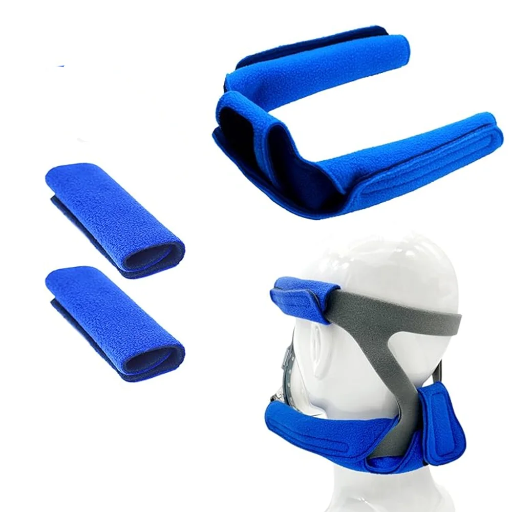 CPAP Strap Covers Neck Comfort Pad CPAP Mask Cover Compatible with Full CPAP Mask to Reduce Headgear Pressure and Cheek Red
