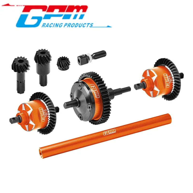 GPM TXMM3747 (sem óleo diferencial) AÇO DE CARBONO 4140 + liga 7075 DIANTEIRO & CENTRO & TRASEIRO DIFFERENCIAL COMPLETO PARA TRAXXAS MIN RC Upgra