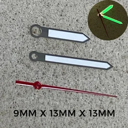 Green Luminous Watch Hands Sword Shape Needles Red Second Hand for NH35 and NH36 Movements Watch Accessories Watch Repair Parts