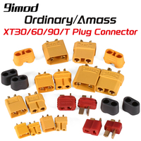 9IMOD 5/10pairs XT60 XT30 XT90 T-plug Male Female Bullet Connectors Amass XT30U XT60H XT90 T Plug Deans for RC Lipo Battery