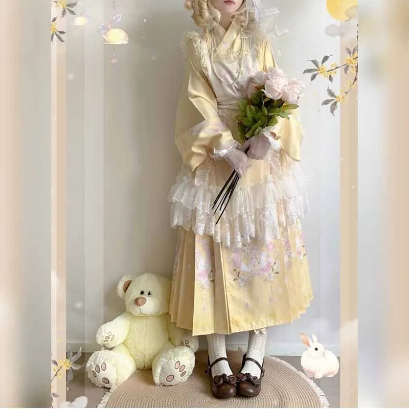 yellow-lolita-hanfu-dress-women-chinese-vintage-pipa-sleeves-with-face-skirt-white-lace-apron-yellow-suits-girls-cosplay-costume