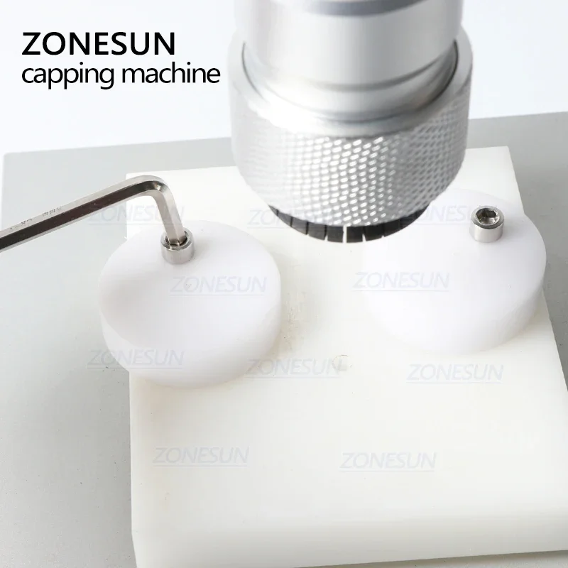 ZONESUN Ręczna maszyna do zaciskania Perfumy Crimper Capper Metal Collar Cap Press Capping Machine Spray Crimper ZS-TYG2