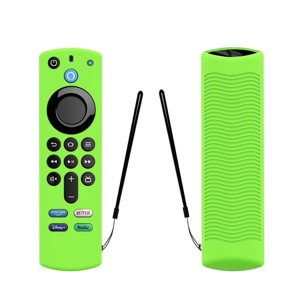 Silicone Cover for 2021 Amazon Alexa Voice Fire TV Stick 3rd Gen Remote Control Luminous Protective Sheath