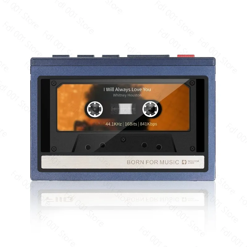 M21 MP3 Player Protective Case with Retro Magnetic Tape Design Portable Portable Player Protective Case Walkman Accessories Gift