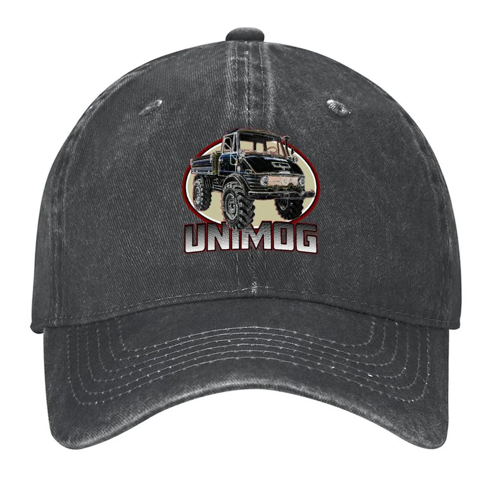 

UNIMOG oldschool (black background) Baseball Cap hard hat Sun Hat For Children Hip Hop fun hats Sun Hats For Women Men's