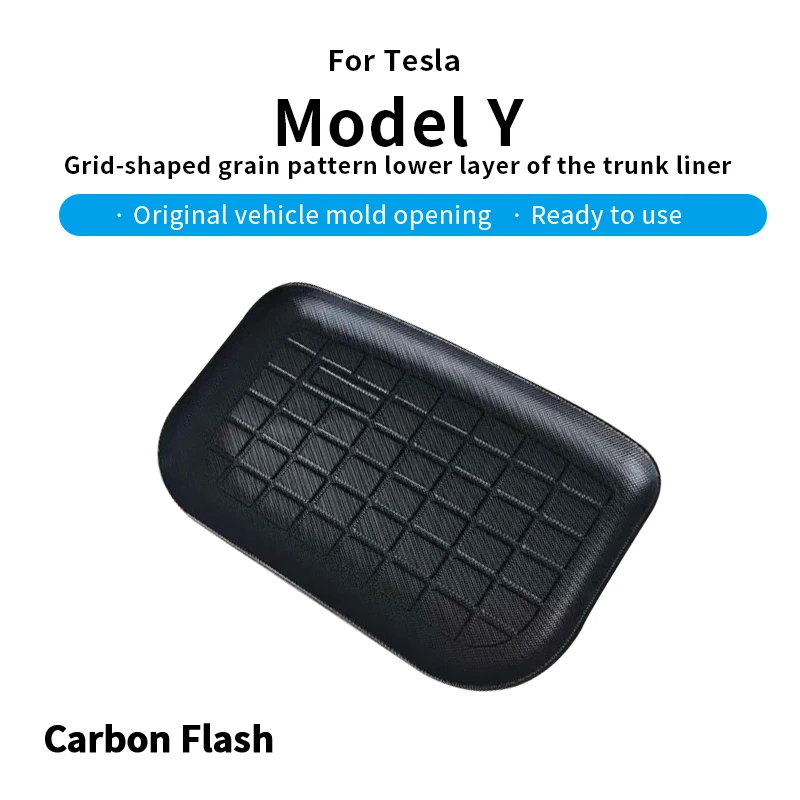 

Подходит для Tesla Model Y 2021-2024 годов, нижний слой подушки багажника Y-образной формы из материала XPE.