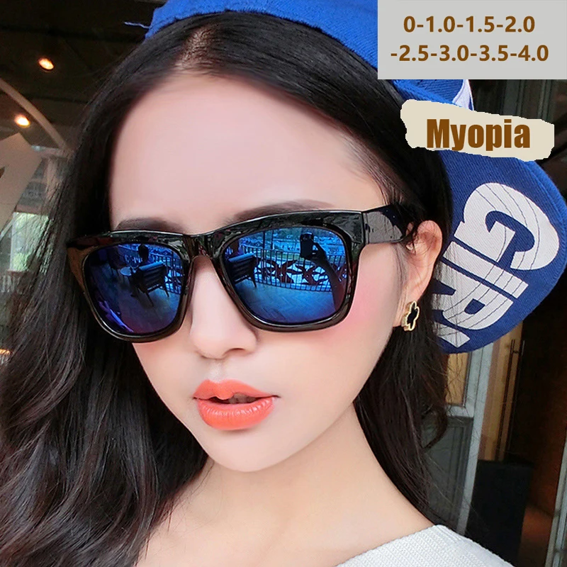 2025 Neue Sonnenbrille Damen Herren Retro Sonnenbrille Quadratischer Rahmen Myopie Sonnenbrille 816