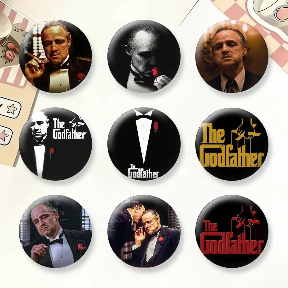 Movie The Godfather Brooches Cartoon Badge Pins Backpack Hat Accessories Friend Gift