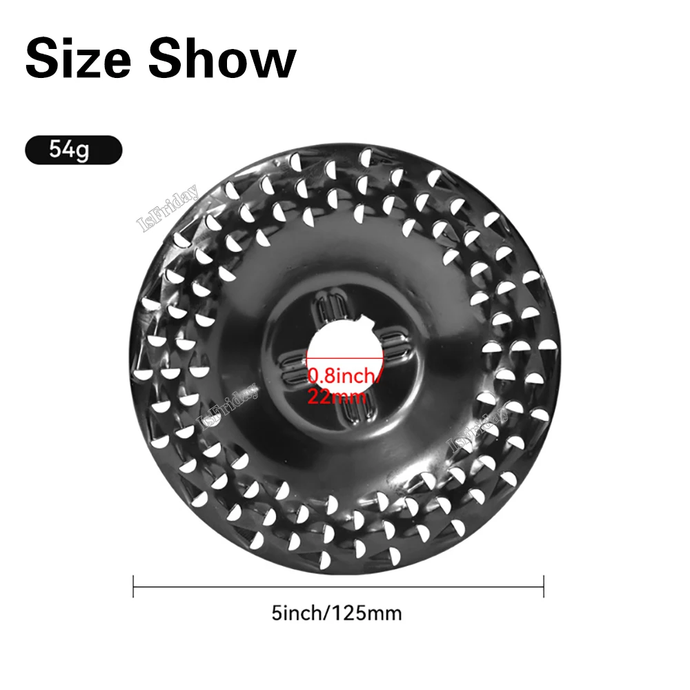 92/125mm Grinder Wheel Disc Wood Shaping Wheel Grinding Discs for Angle Grinders Woodworking Sanding Rotary Abrasive Tool