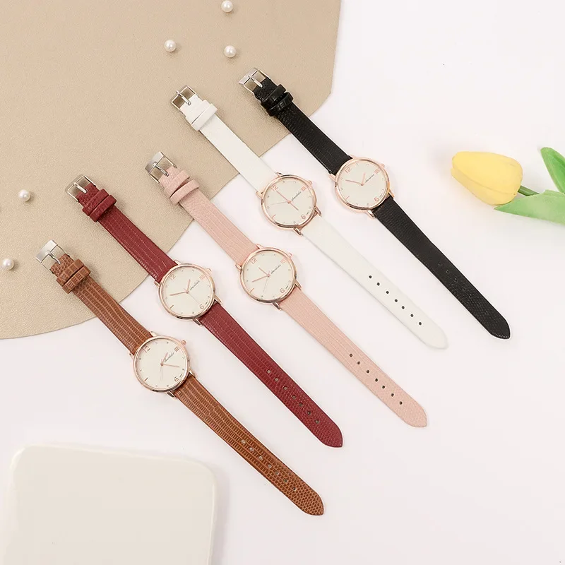 PU Leather Women\'s Watches Simple Quartz Wristwatches Casual Female Watches Girls Ladies Watch Gift Clock Relojes De Mujeres 시계