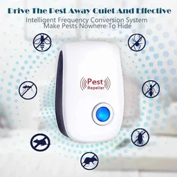 1pc Ultrasonic Pest Repeller Insect Bug Repeller Long Range Pest & Insect Deterrent Multi-Function for Roach Rodent Mouse Bugs