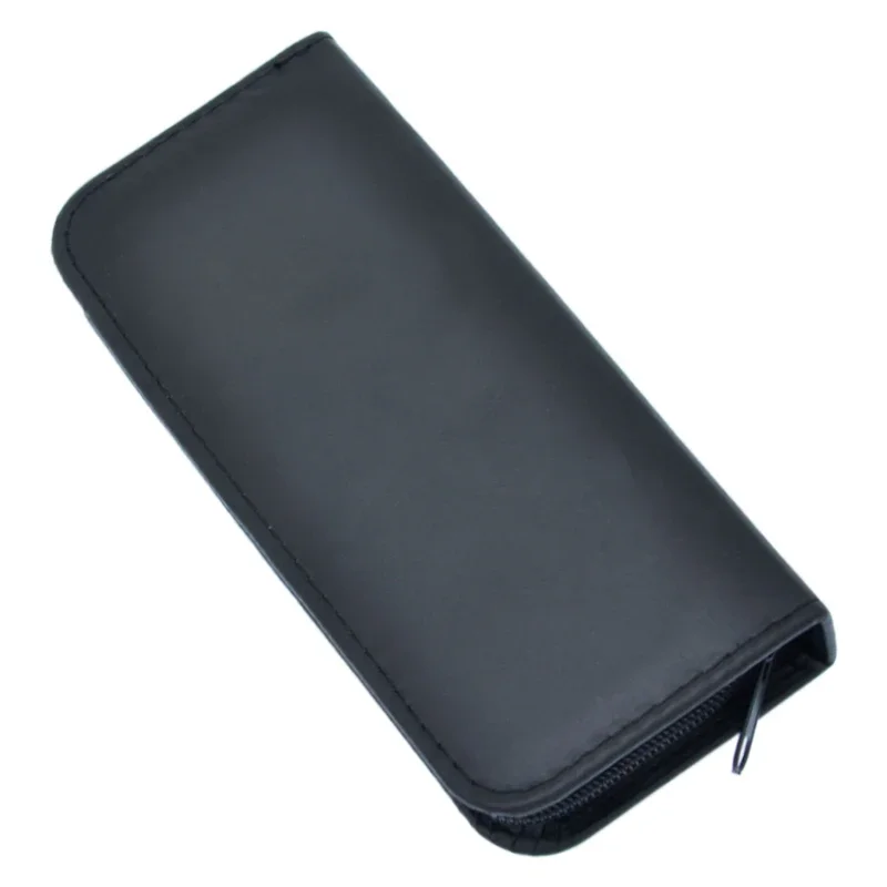 المهنية صالون بولي Leather الجلود مقص حلاقة حقيبة سستة المحمولة كيس مزموم صندوق لتصفيف الشعر مقص الحلاق المقصات C0017A