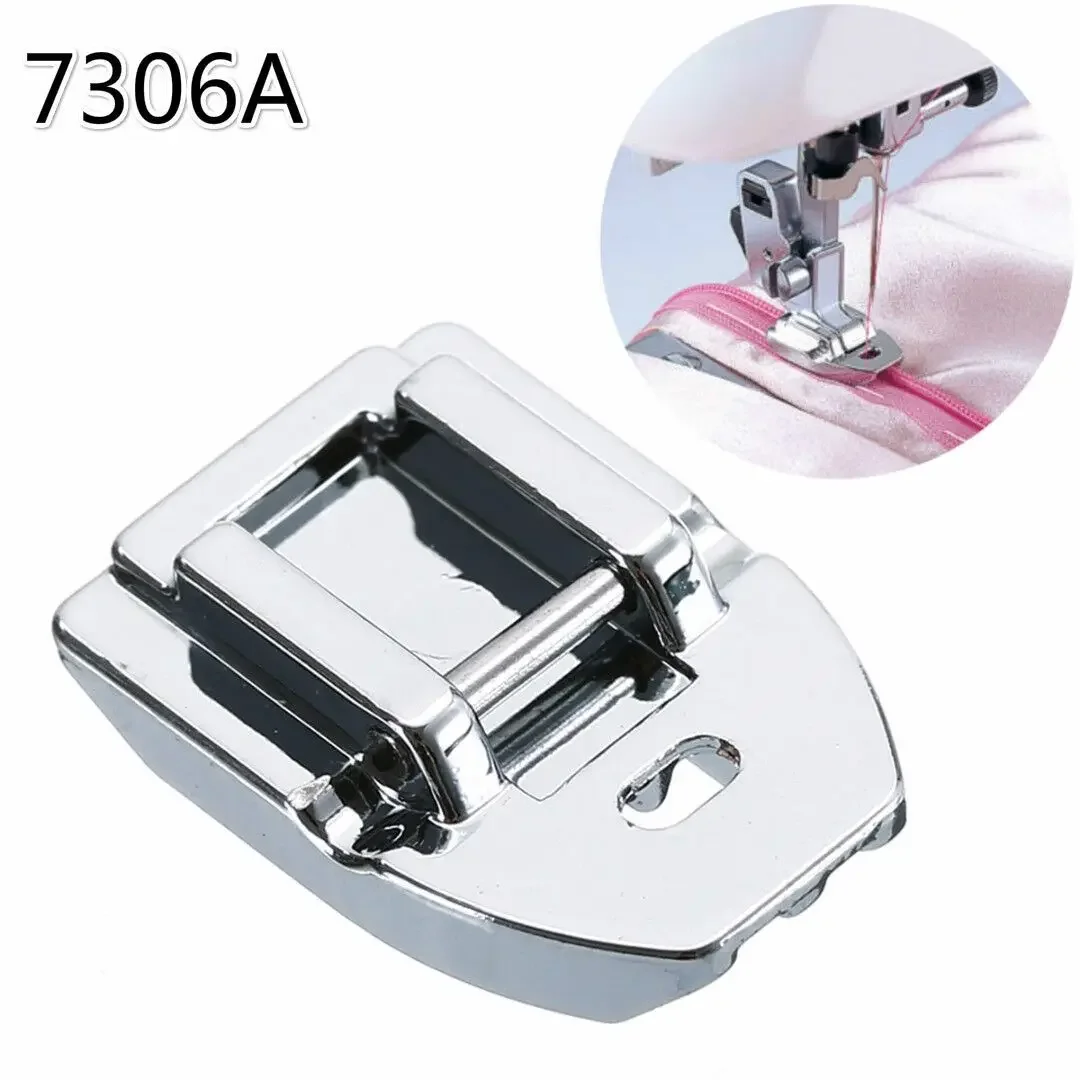 Invisible Zipper Foot Feet Domestic Machine Parts Presser Foot 7306A forBabylock Sewing Accessories