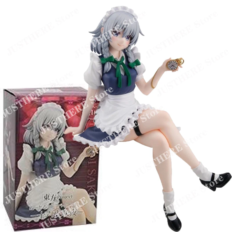 

Фигурки Touhou Project 15 см: Аниме-персонажи Изаёй и Сакуя, коллекционные модели из ПВХ, игрушки-куклы, мультяшные украшения, рождественский подарок