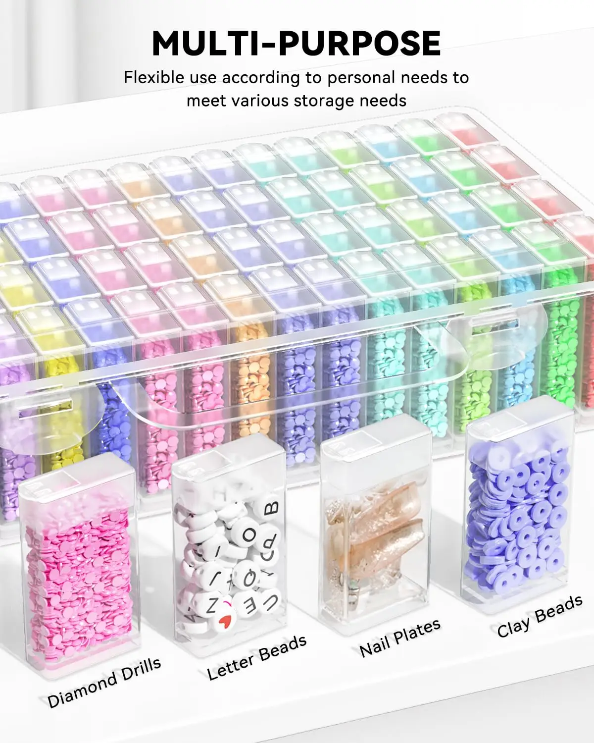 5D DIY Diamond Painting Tools Accessories Storage Box Container Diamond Embroidery Accessories Drill Box Mosaic Container Case view 3