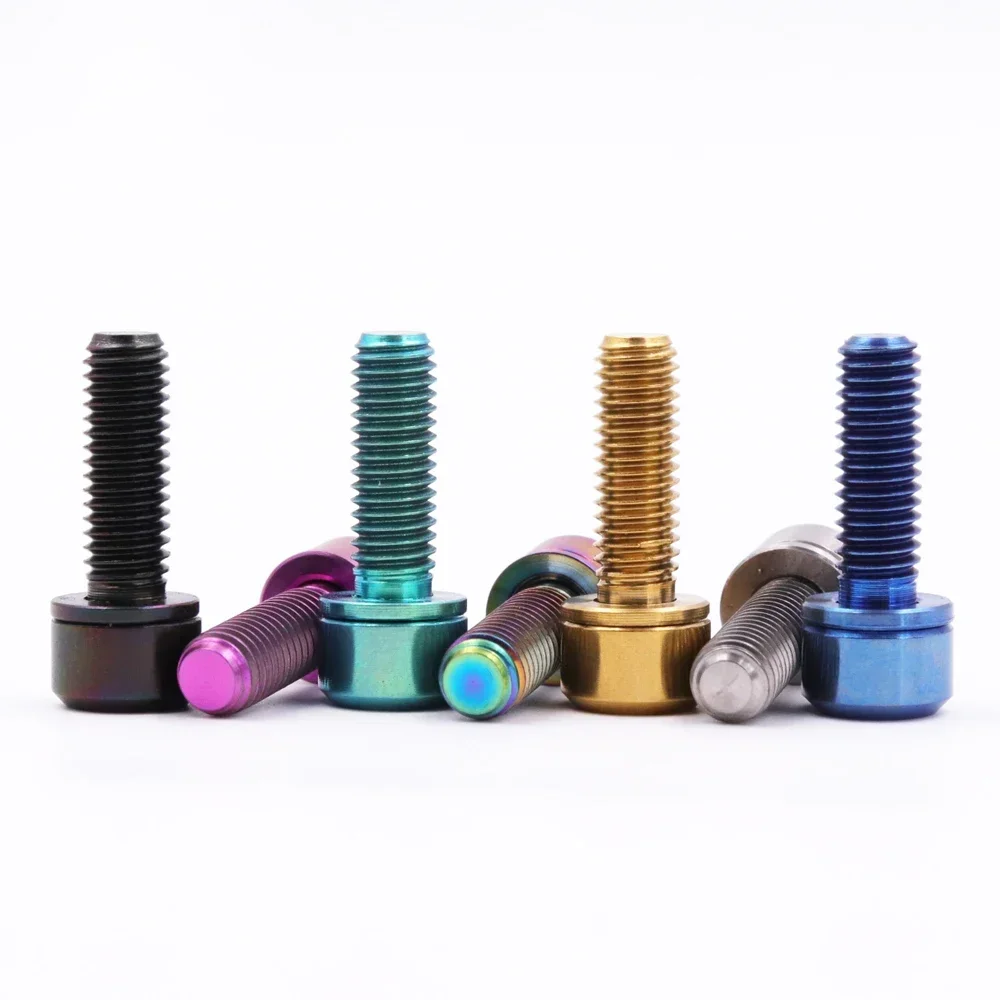 1/2 шт. M5*14 мм титановый сплав тормозные ручки болты MTB горный велосипед рычаг переключателя винты велосипедные болты Запчасти