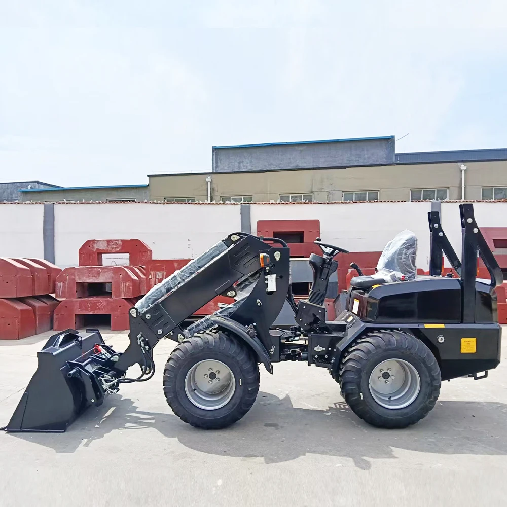 Customized Mini Wheel Loader Compact Front End Loader Hydraulic Earthmoving Machine CE EPA for Farm Garden Use