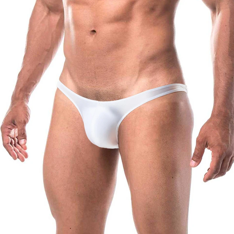 Sexy Mens Thong G-string Jockstrap Glossy Seamless Slip Homme Exotic See Through Gay Panties Lingerie T-back String Underwear
