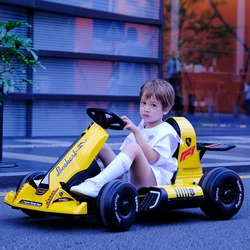 Children's four-wheeled go-karts, F1 racing, boys, children, and babies can ride in adult strollers