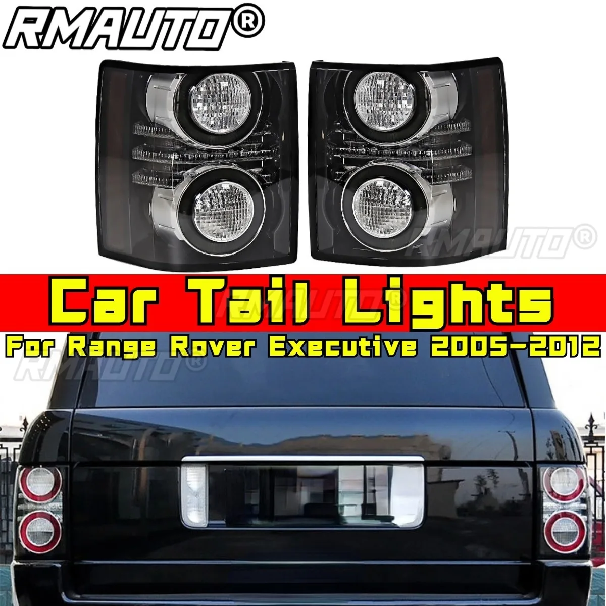 Car Tail Lights Outer LED Tail Light Assembly Rear Brake Lamp Body Kit For Range Rover Executive 2005-2012 Car Accessories