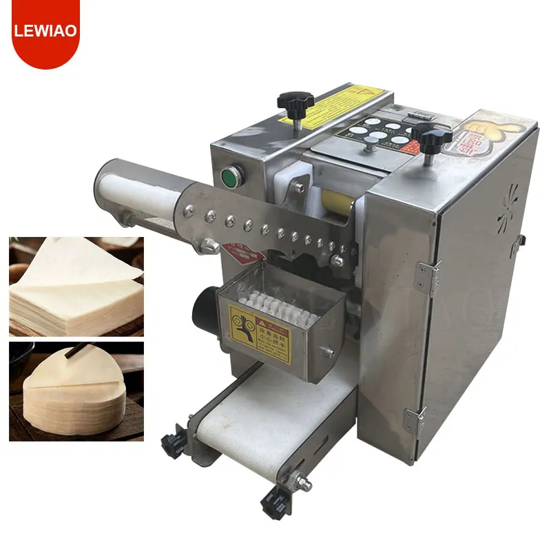 

Dumpling Wrapper Machine Electric Automatic Wonton Skin Maker Machine Roll Dough Press Commercial 9/12/15/20cm