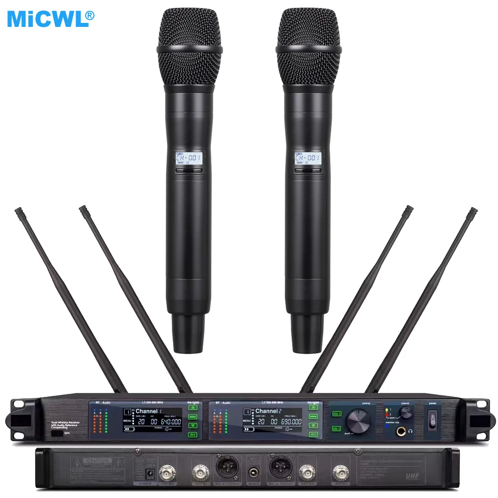 AD4D-II 200 Kanaal Digitale Draadloze Microfoon Systeem Ksm9 Handheld Adx2 Dj Karaoke Podium Zingen Vocale Mic