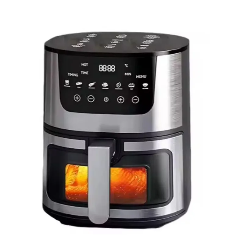 5L 6L 7L 8L 12L Oil Free Fryer Electric Deep Digital Rapid Air Fryer Stainless Steel, Smart air Fryer