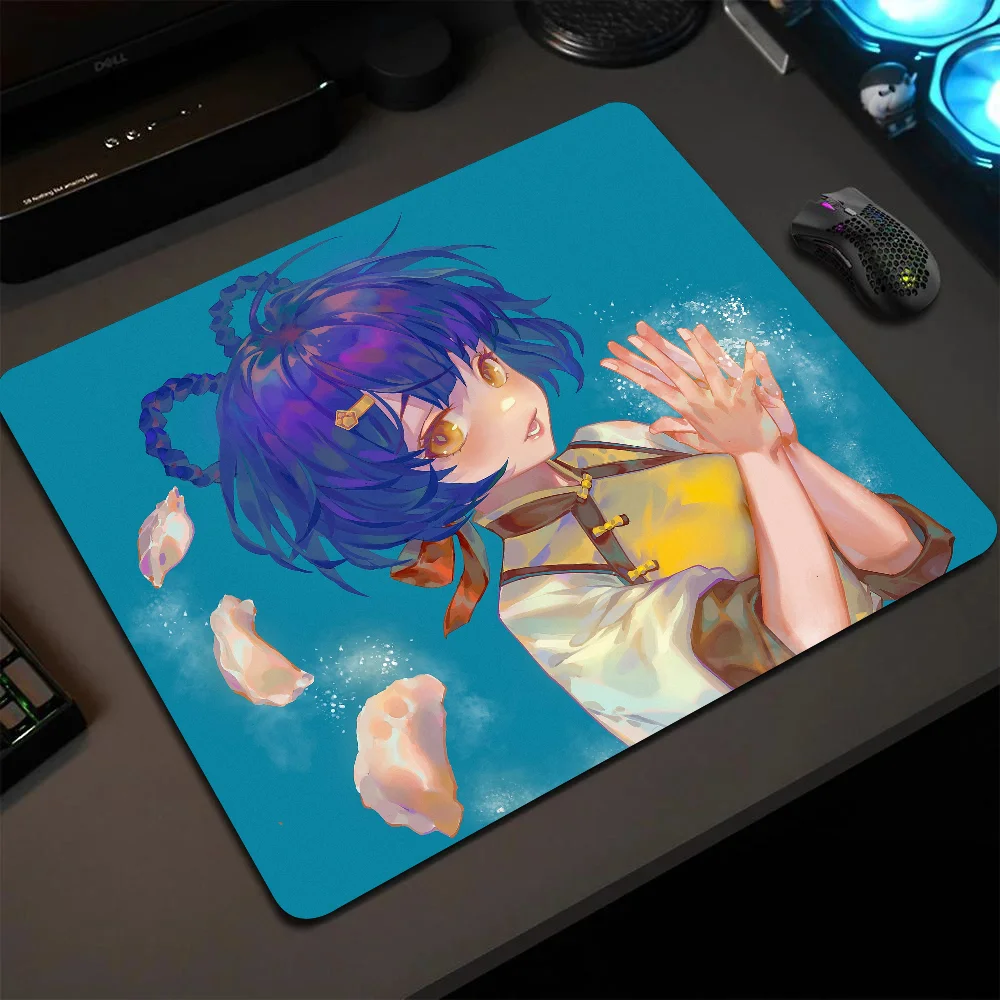 

Xiangling Genshin Mousepad Small LockEdge Mouse Pad For Gamers Computer Desk Pad Rectangular Anti-slip Rubber