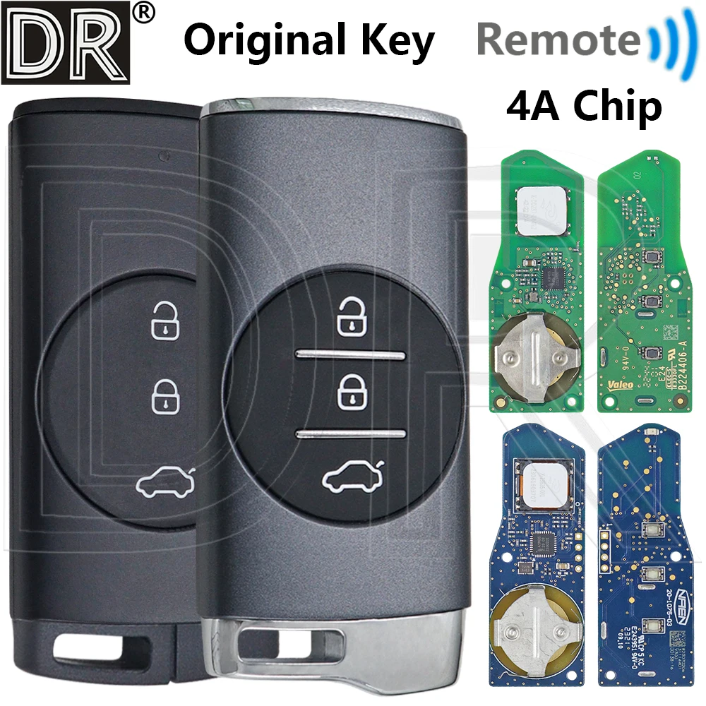 

Great 4A Chip 433MHz Original Promixity Car Remote Control Key For Chery New Tiggo 7plus 8Plus 3X 5X TX TXL LX Exeed Vantas